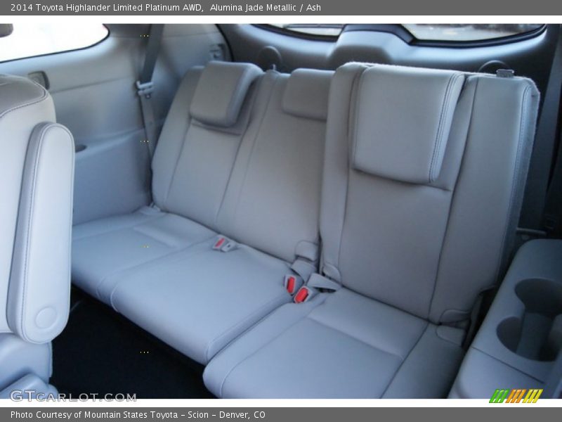 Rear Seat of 2014 Highlander Limited Platinum AWD
