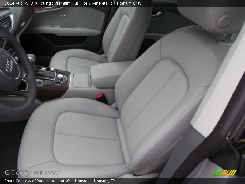 Ice Silver Metallic / Titanium Gray 2014 Audi A7 3.0T quattro Premium Plus