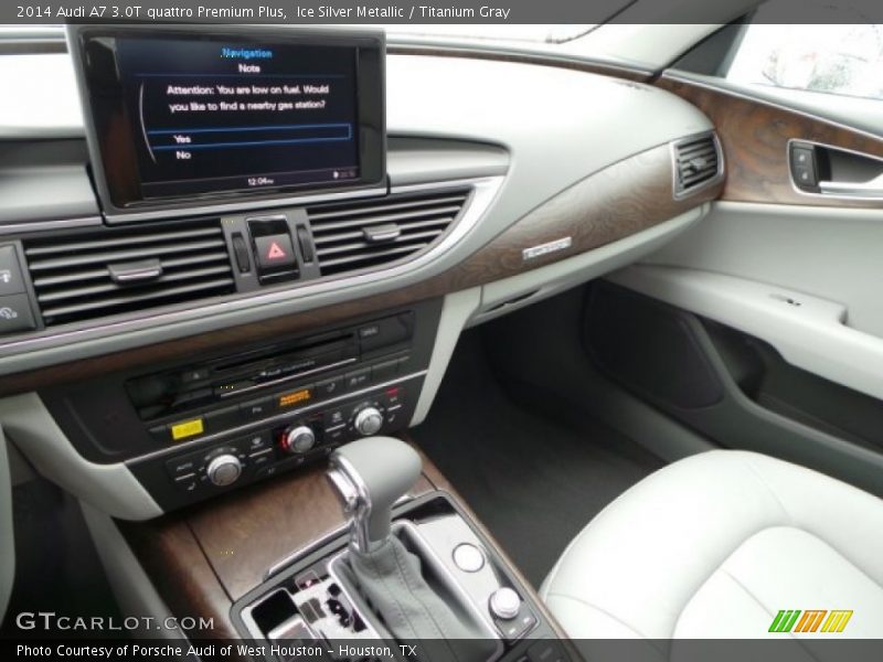 Ice Silver Metallic / Titanium Gray 2014 Audi A7 3.0T quattro Premium Plus