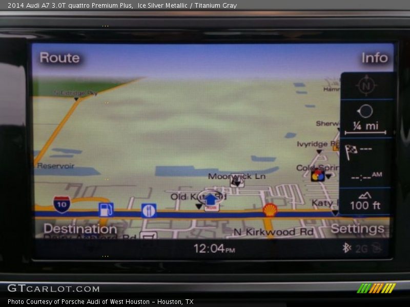 Ice Silver Metallic / Titanium Gray 2014 Audi A7 3.0T quattro Premium Plus