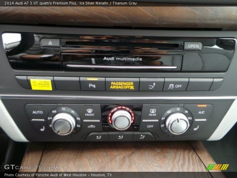Ice Silver Metallic / Titanium Gray 2014 Audi A7 3.0T quattro Premium Plus