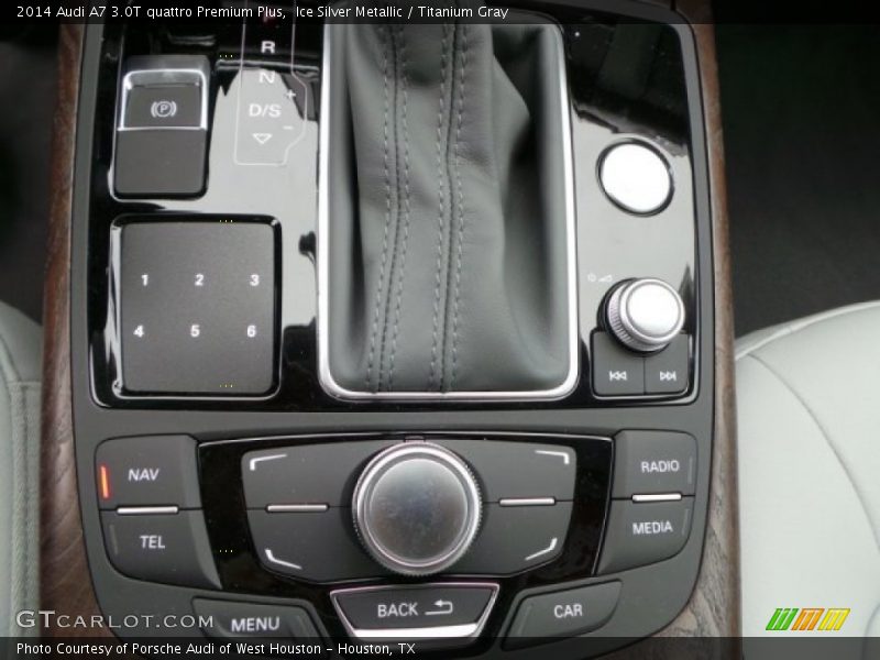 Ice Silver Metallic / Titanium Gray 2014 Audi A7 3.0T quattro Premium Plus