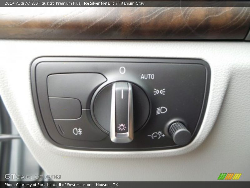 Ice Silver Metallic / Titanium Gray 2014 Audi A7 3.0T quattro Premium Plus