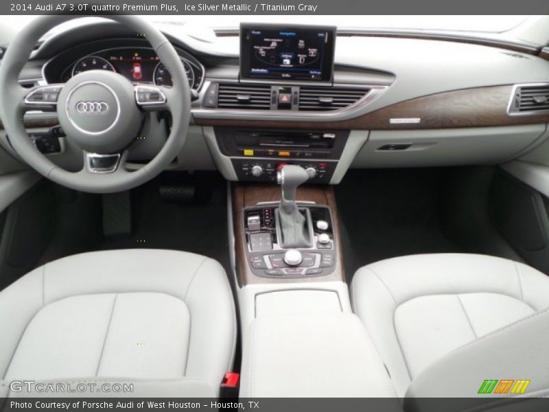 Ice Silver Metallic / Titanium Gray 2014 Audi A7 3.0T quattro Premium Plus