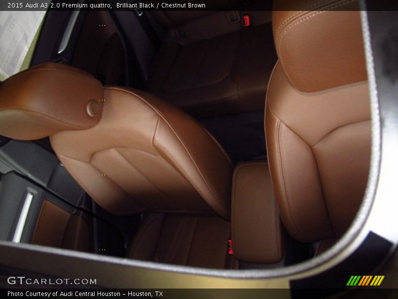 Brilliant Black / Chestnut Brown 2015 Audi A3 2.0 Premium quattro