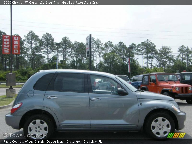 Steel Silver Metallic / Pastel Slate Gray 2009 Chrysler PT Cruiser LX