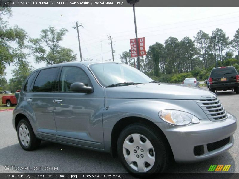 Steel Silver Metallic / Pastel Slate Gray 2009 Chrysler PT Cruiser LX