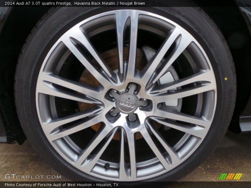 Havanna Black Metallic / Nougat Brown 2014 Audi A7 3.0T quattro Prestige