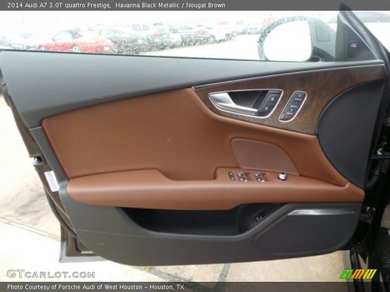 Havanna Black Metallic / Nougat Brown 2014 Audi A7 3.0T quattro Prestige