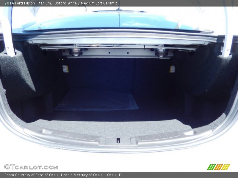 Oxford White / Medium Soft Ceramic 2014 Ford Fusion Titanium