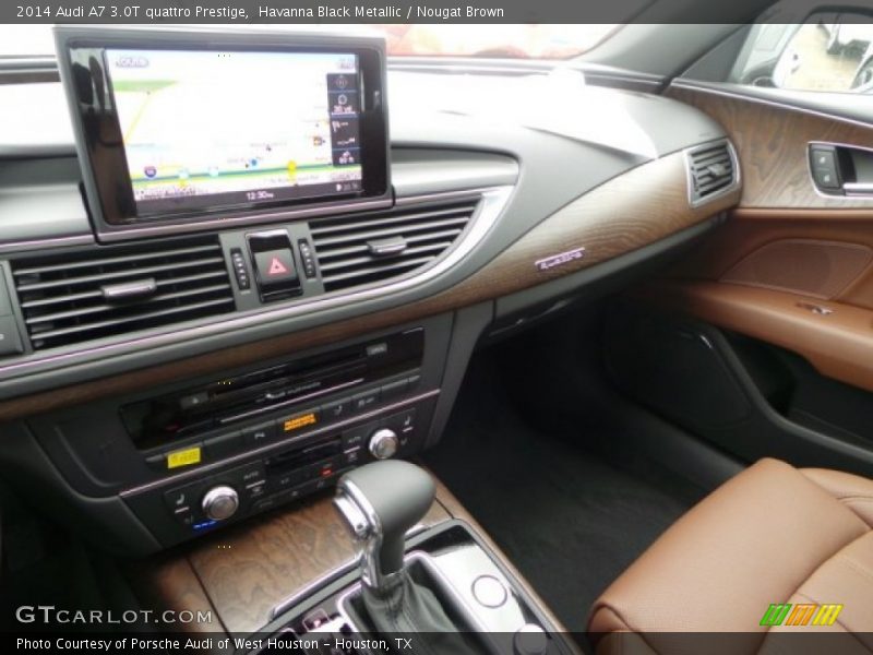 Havanna Black Metallic / Nougat Brown 2014 Audi A7 3.0T quattro Prestige