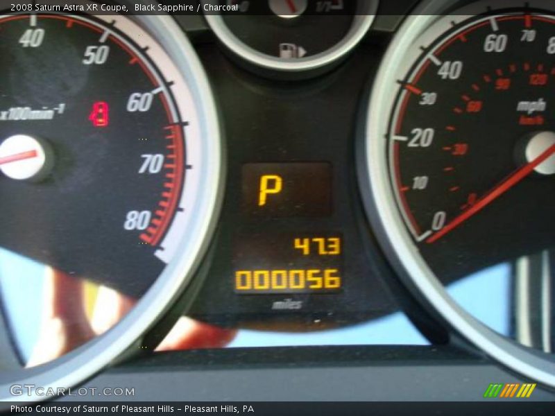 Black Sapphire / Charcoal 2008 Saturn Astra XR Coupe