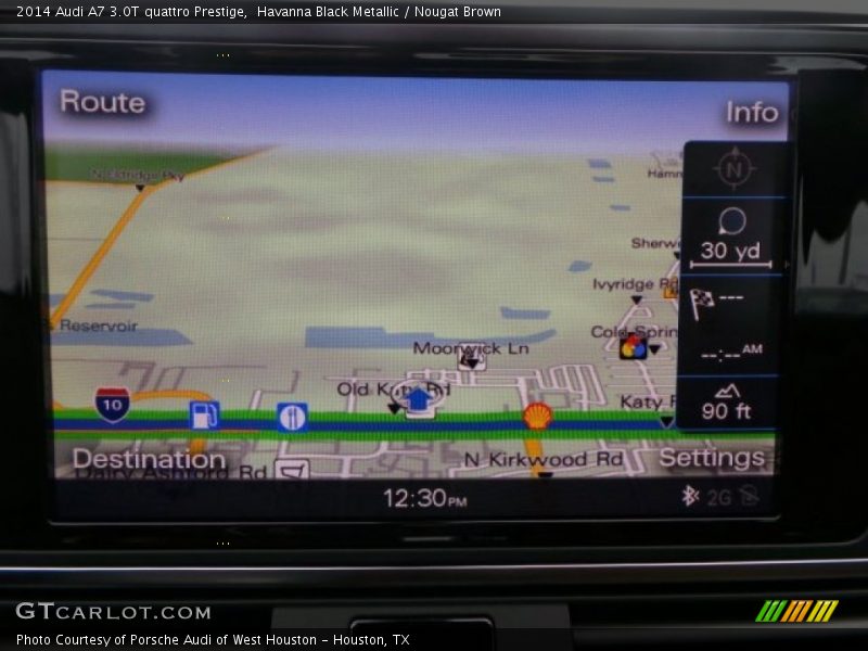 Havanna Black Metallic / Nougat Brown 2014 Audi A7 3.0T quattro Prestige
