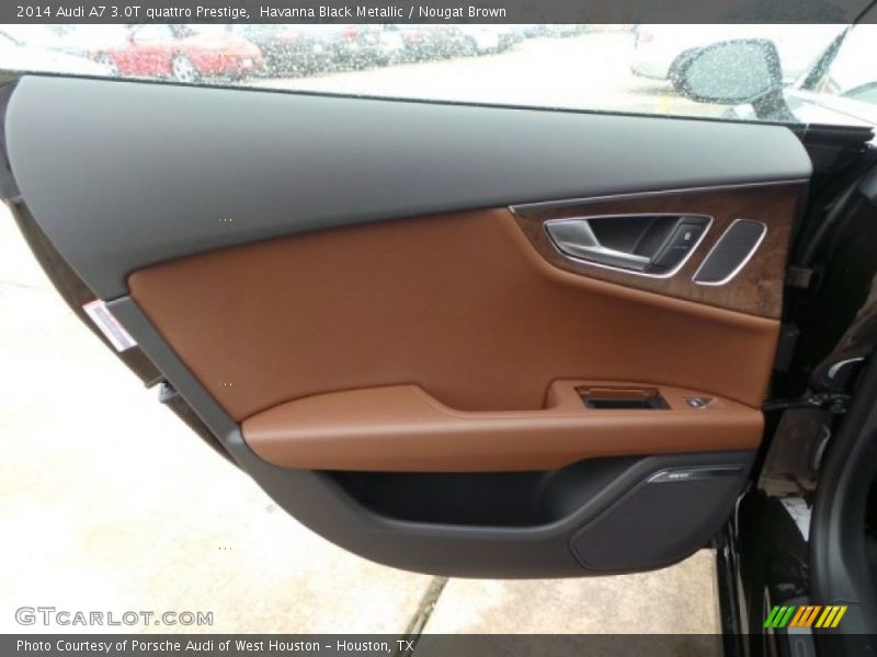 Havanna Black Metallic / Nougat Brown 2014 Audi A7 3.0T quattro Prestige