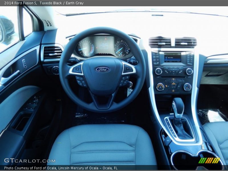 Tuxedo Black / Earth Gray 2014 Ford Fusion S