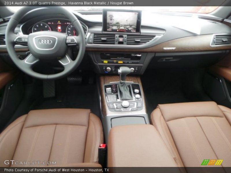 Havanna Black Metallic / Nougat Brown 2014 Audi A7 3.0T quattro Prestige