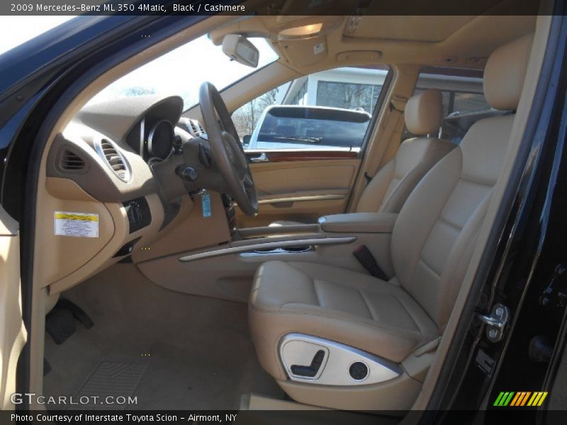 Black / Cashmere 2009 Mercedes-Benz ML 350 4Matic