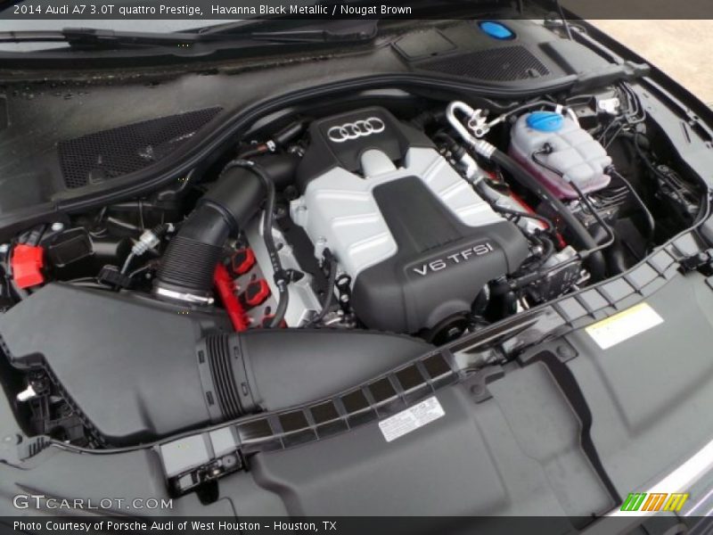 Havanna Black Metallic / Nougat Brown 2014 Audi A7 3.0T quattro Prestige