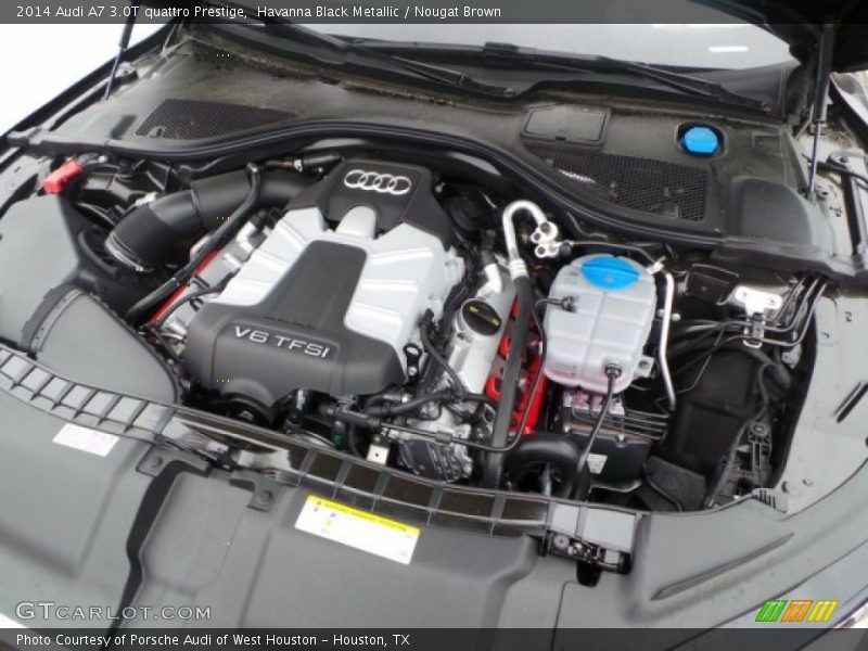 Havanna Black Metallic / Nougat Brown 2014 Audi A7 3.0T quattro Prestige