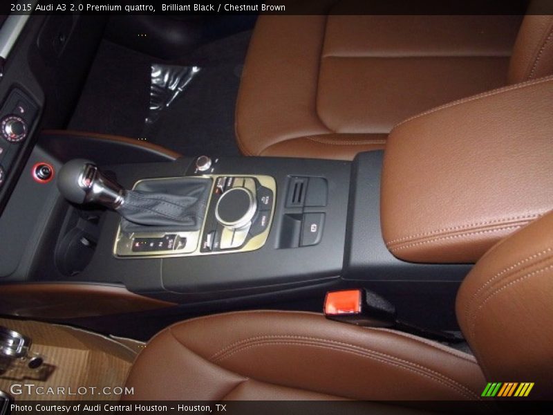 Brilliant Black / Chestnut Brown 2015 Audi A3 2.0 Premium quattro
