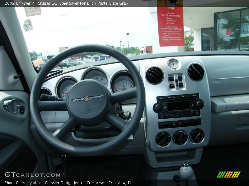 Steel Silver Metallic / Pastel Slate Gray 2009 Chrysler PT Cruiser LX
