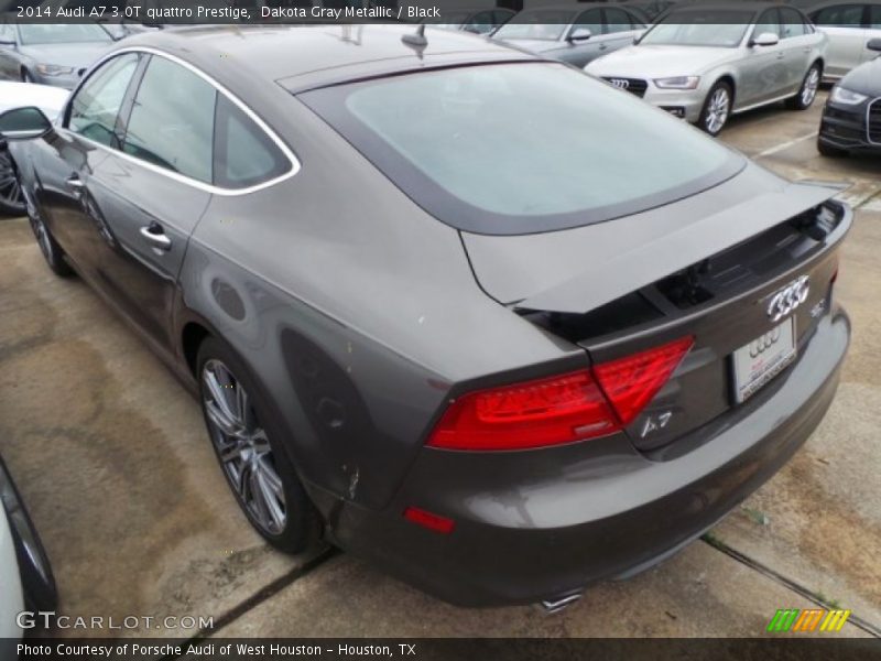 Dakota Gray Metallic / Black 2014 Audi A7 3.0T quattro Prestige