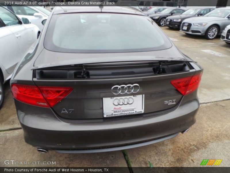 Dakota Gray Metallic / Black 2014 Audi A7 3.0T quattro Prestige