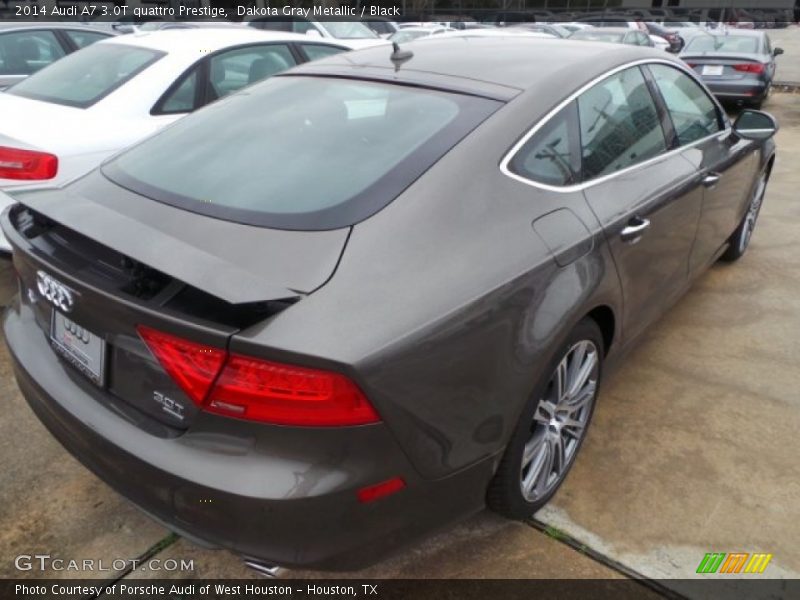 Dakota Gray Metallic / Black 2014 Audi A7 3.0T quattro Prestige