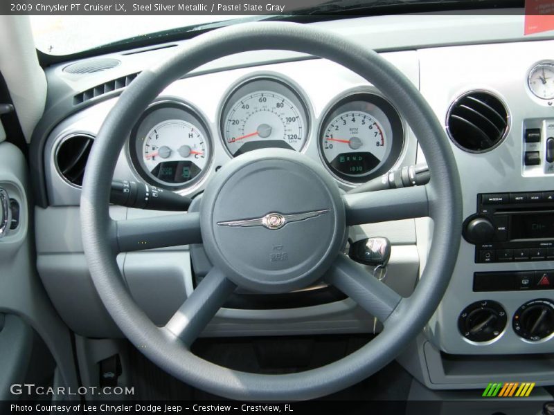 Steel Silver Metallic / Pastel Slate Gray 2009 Chrysler PT Cruiser LX