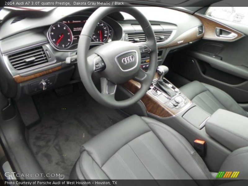 Dakota Gray Metallic / Black 2014 Audi A7 3.0T quattro Prestige