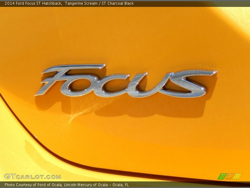 Tangerine Scream / ST Charcoal Black 2014 Ford Focus ST Hatchback
