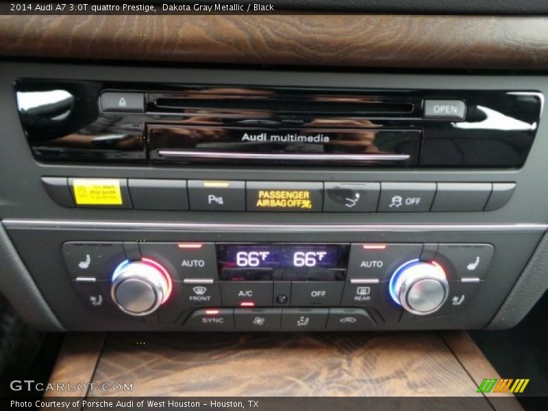 Dakota Gray Metallic / Black 2014 Audi A7 3.0T quattro Prestige