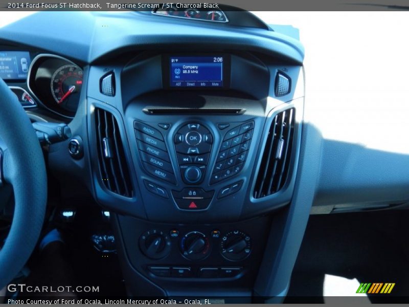 Tangerine Scream / ST Charcoal Black 2014 Ford Focus ST Hatchback