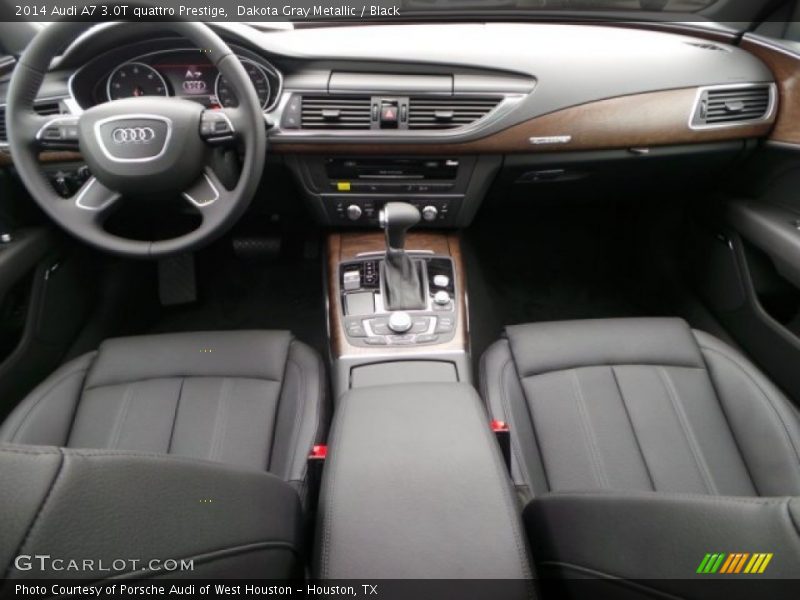Dakota Gray Metallic / Black 2014 Audi A7 3.0T quattro Prestige