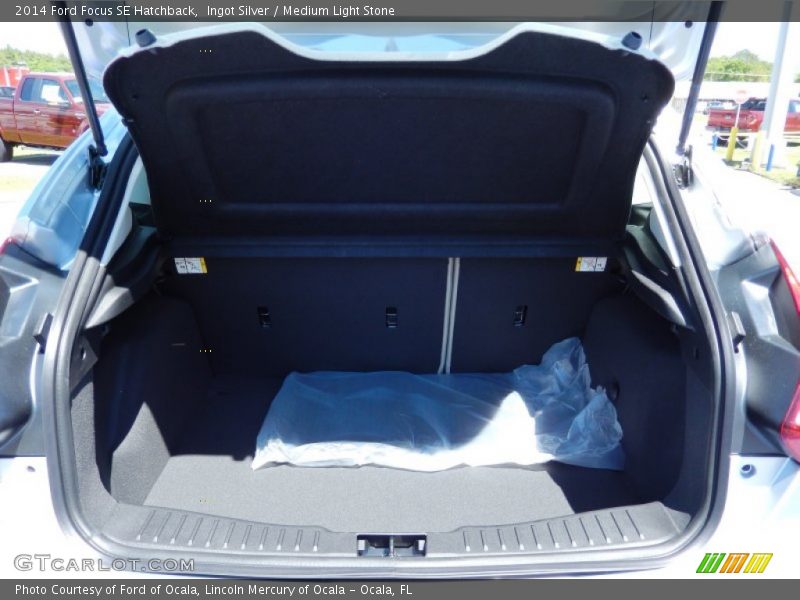 Ingot Silver / Medium Light Stone 2014 Ford Focus SE Hatchback