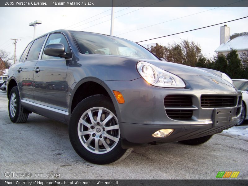 Titanium Metallic / Black 2005 Porsche Cayenne