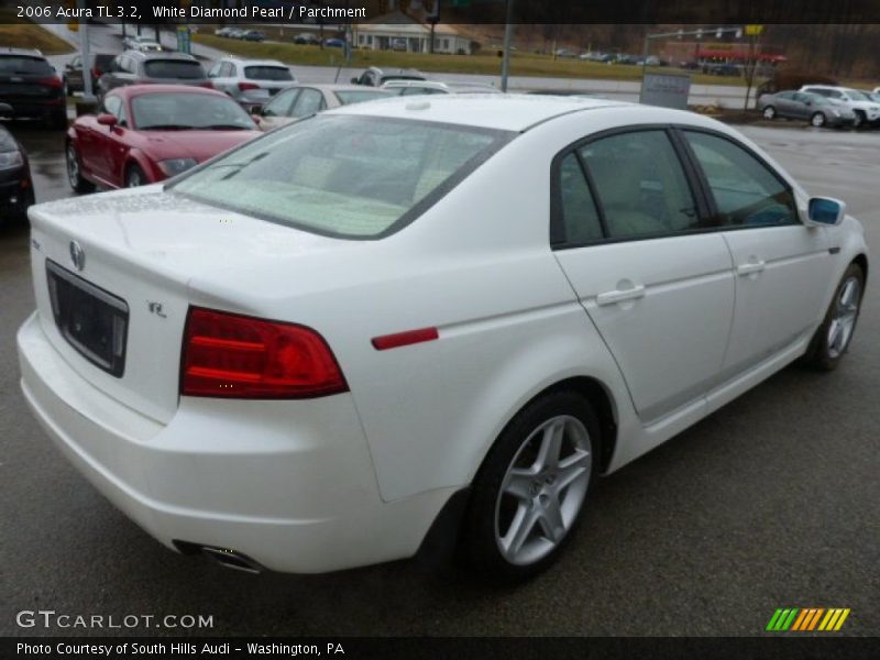 White Diamond Pearl / Parchment 2006 Acura TL 3.2