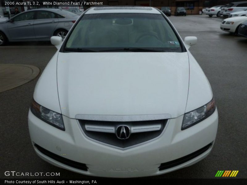 White Diamond Pearl / Parchment 2006 Acura TL 3.2