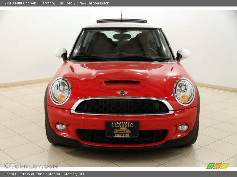 Chili Red / Grey/Carbon Black 2010 Mini Cooper S Hardtop