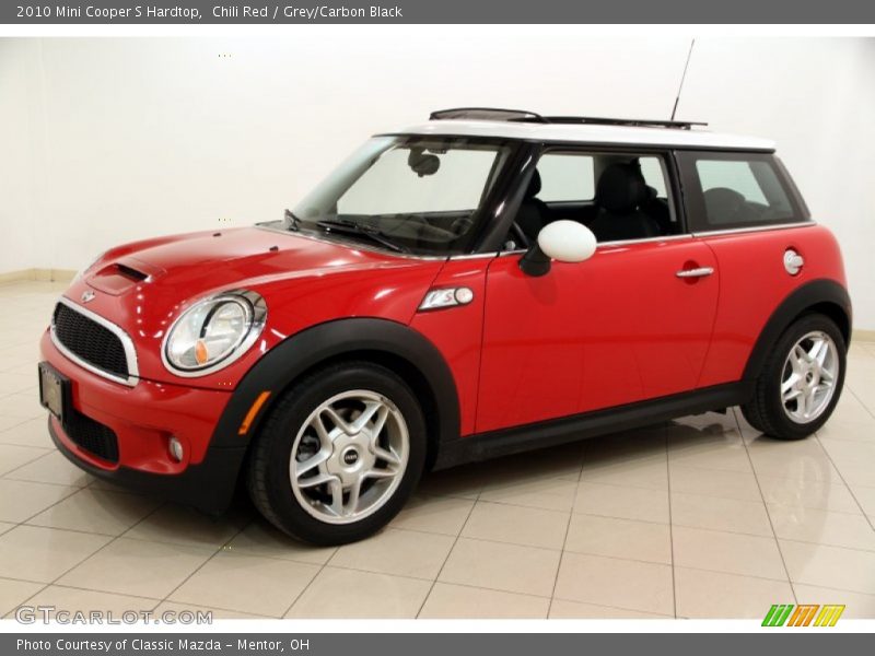 Chili Red / Grey/Carbon Black 2010 Mini Cooper S Hardtop