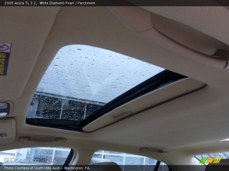 White Diamond Pearl / Parchment 2006 Acura TL 3.2