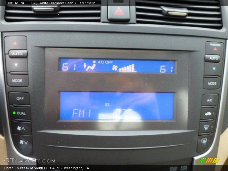 White Diamond Pearl / Parchment 2006 Acura TL 3.2