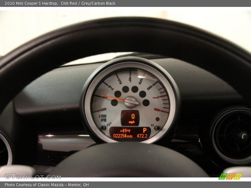 Chili Red / Grey/Carbon Black 2010 Mini Cooper S Hardtop