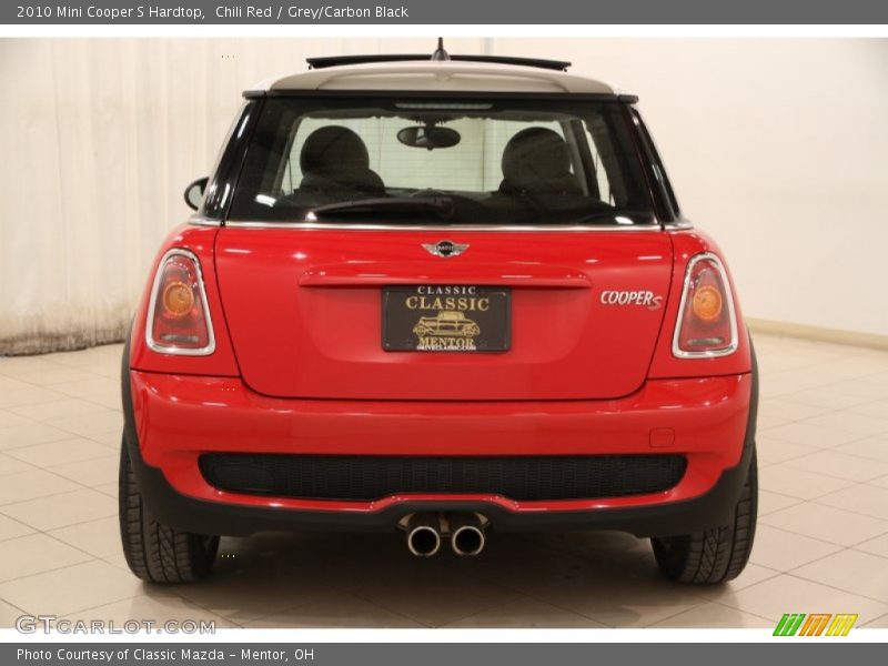Chili Red / Grey/Carbon Black 2010 Mini Cooper S Hardtop