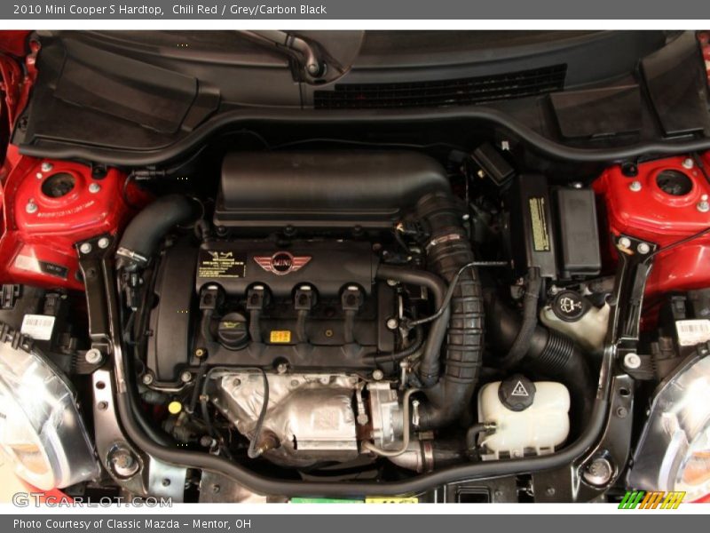 Chili Red / Grey/Carbon Black 2010 Mini Cooper S Hardtop