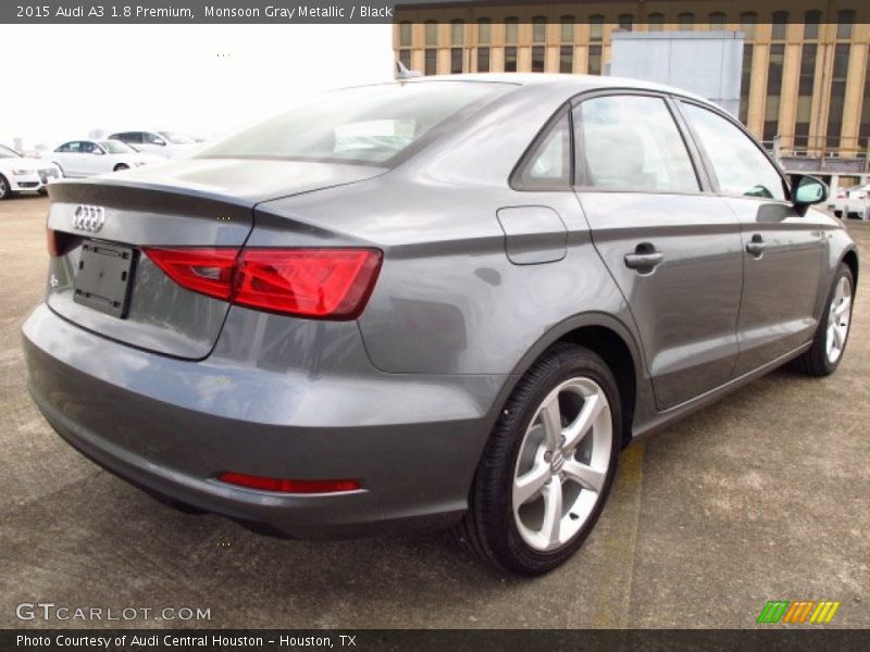 Monsoon Gray Metallic / Black 2015 Audi A3 1.8 Premium