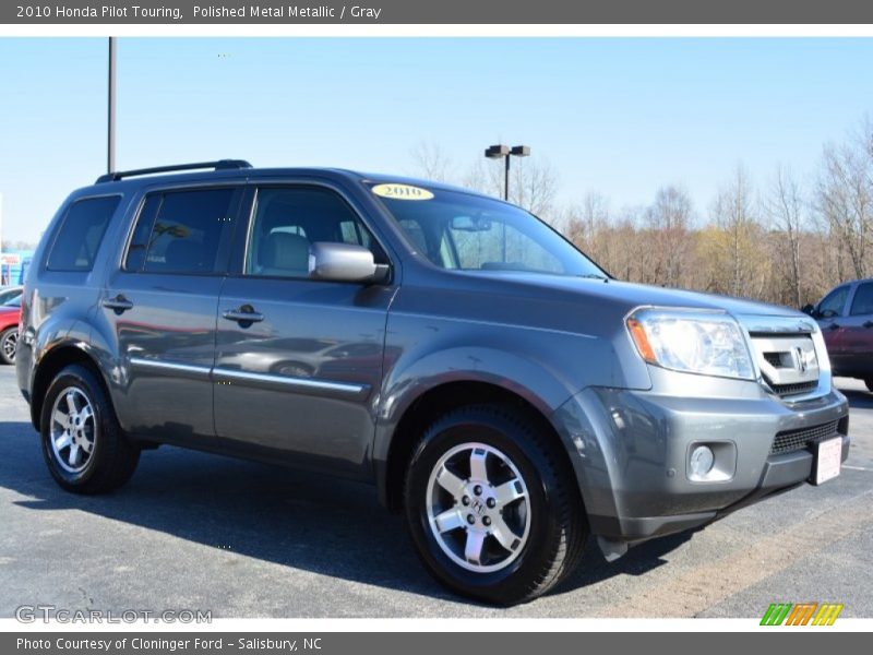 Polished Metal Metallic / Gray 2010 Honda Pilot Touring