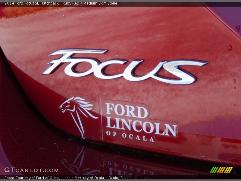 Ruby Red / Medium Light Stone 2014 Ford Focus SE Hatchback