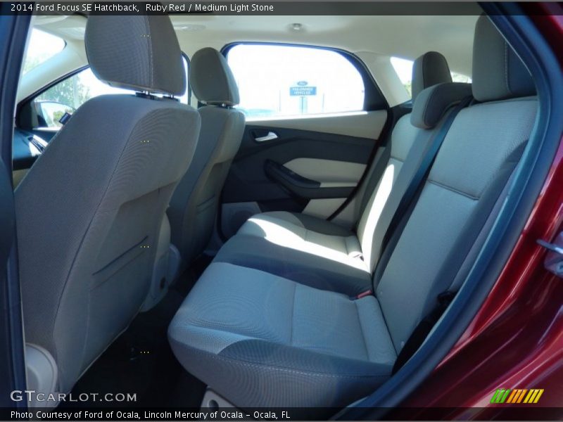 Ruby Red / Medium Light Stone 2014 Ford Focus SE Hatchback