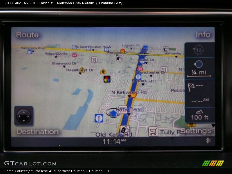 Navigation of 2014 A5 2.0T Cabriolet